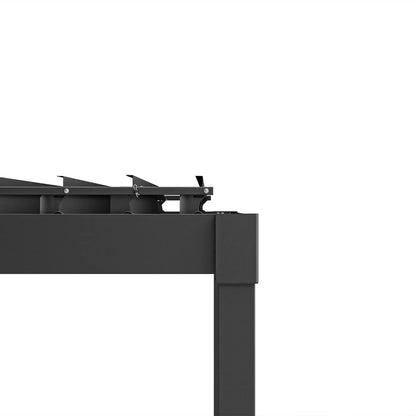 80/88S Steel Frame Pergola with Adjustable Louvered Roof